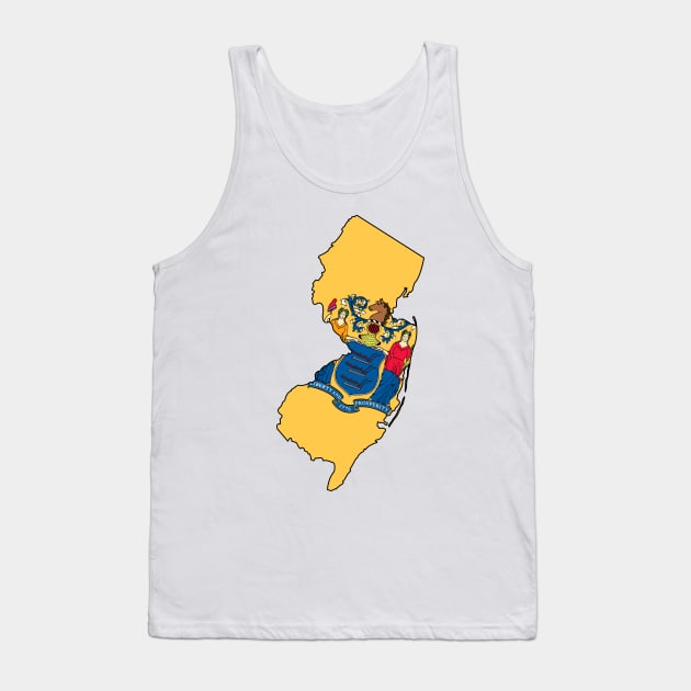 New Jersey Love Tank Top by somekindofguru